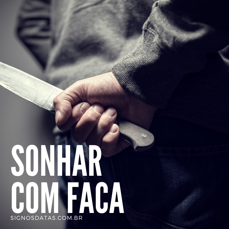 sonhar com faca